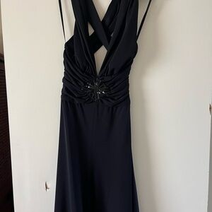 Black Cross Back WHBM dress